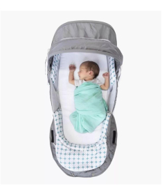 Jungle baby nest gnezdo za bebe Grey&Mint