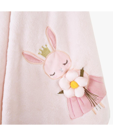 Jungle ćebe za bebe 3D Zeka roze 75x100 cm 31002140