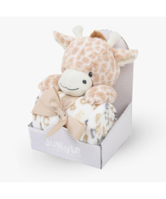 Jungle ćebe sa igračkom za bebe Žirafica Bež 31001955