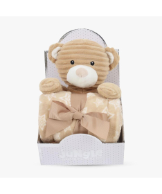Jungle ćebe sa igračkom za bebe Meda Bež 31001961