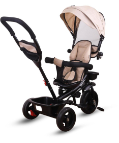 Jungle Girotto tricikl za decu sa crnim ramom do 25 kg Beige