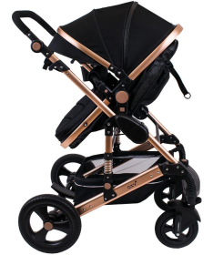 Jungle Oxy kolica za bebe 2u1 Gold Black