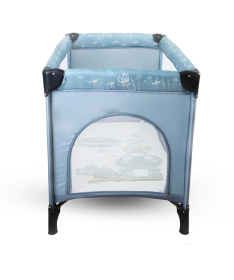 Jungle Moon prenosivi krevetac za bebe 1 nivo Blue