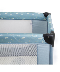 Jungle Moon prenosivi krevetac za bebe 1 nivo Blue