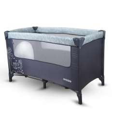 Jungle Moon prenosivi krevetac za bebe 1 nivo Grey