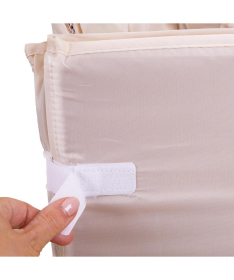 Jungle Moon prenosivi krevetac za bebe 2 nivoa Beige