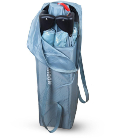 Jungle Moon prenosivi krevetac za bebe 2 nivoa Blue