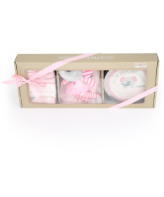 Jungle set prvi otisak za bebe roze Slon 31001755