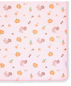 Jungle vodootporna navlaka sa lastišom za dušek 50x70 cm Veverice roze