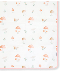 Jungle vodootporna navlaka sa lastišom za dušek 60x120 cm Pečurkice bež