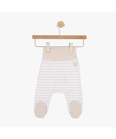 Just Kiddin baby Dream Garden pantalone sa stopicama za dečake veličina 56 Beige Lines - 17001451