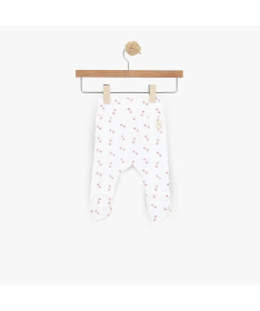 Just Kiddin Baby Hugs Love Fun pantalone sa stopicama za devojčice veličina 56 White - 18001745