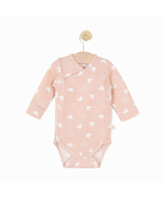 Just Kiddin baby Little Wild Flower bodić za dvojčice na preklop veličina 56 Peach - 18001316