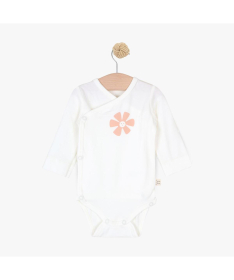 Just Kiddin baby Little Wild Flower bodić za dvojčice na preklop veličina 62 Beige - 18001314