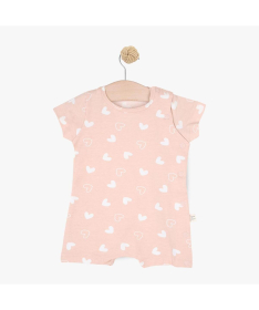 Just Kiddin baby Little Wild Flower zeka za devojčice sa kratkim rukavima veličina 56 Peach - 18001419