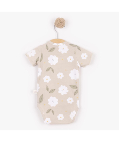 Just Kiddin Baby Magical Summer bodić za devojčice kratak rukav Veličina 62 Beige&Green