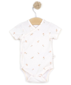 Just Kiddin Baby Magical Summer bodić za devojčice kratak rukav Veličina 62 Bež