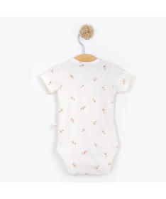 Just Kiddin Baby Magical Summer bodić za devojčice kratak rukav Veličina 62 Bež
