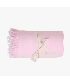 Just kiddin baby muslni prekrivač za bebe 100x120cm svetlo Roze 10001162