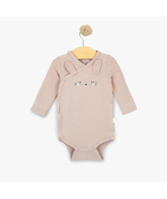 Just Kiddin Baby organic bodić za bebe na preklop veličina 62 Tiny Friends Bunnie - 17001866