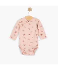 Just Kiddin Baby organic bodić za devojčice na preklop veličina 56 My Magic Forest Butterflies Rose - 18001846