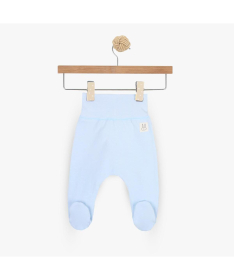 Just Kiddin Baby Organic pantalone sa stopicama za dečake veličina 68 My Tiny Farm Svetlo plave - 17001762