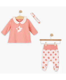 Just Kiddin Baby organic set odeće za devojčice 3 u 1 veličina 62 My Magic Forest Stars - 18001940