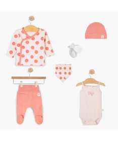 Just Kiddin Baby organic set odeće za devojčice 6 u 1 veličina 62 My Magic Forest Circles - 18001945