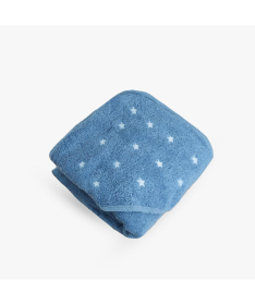 Just Kiddin baby peškir za bebu 100x100 cm Plave Zvezdice