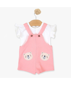 Just Kiddin Baby set odeće za devojčice 2 u 1 veličina 56 Born to Fly Roze 18002286