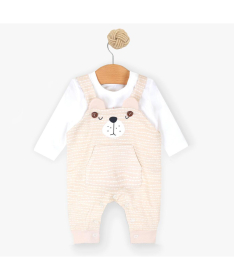 Just Kiddin Baby set odeće za devojčice 2 u 1 veličina 62 Born to Fly Bež 18002292