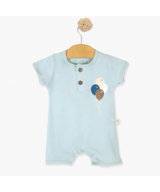 Just Kiddin Baby zeka za dečake kratak rukav veličina 62 Born to Fly Plava 17002259