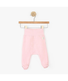 Just Kiddin Organic pantalonice sa stopicama za devojčice 3-6 meseci Rose - 18001173