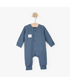 Just Kiddin Organic zeka za dečake sa drikerima 3-6 meseci Denim - 17001093