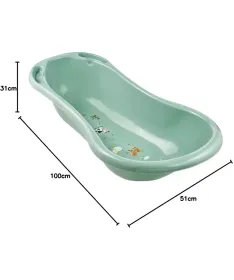Keeeper kadica za bebe 100cm Funny Farm Nordic Green KEP3217