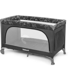 Kidnort Grotta prenosivi krevetac jedan nivo Dark Grey Melange