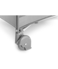 Kidnort Grotta prenosivi krevetac jedan nivo Light Grey Melange