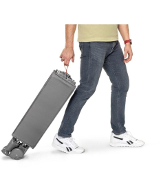 Kidnort Grotta prenosivi krevetac jedan nivo Light Grey Melange