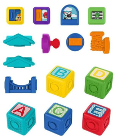 Kids ii baby einstein activity edukativna igračka bridge & learn magnetic blocks 12818
