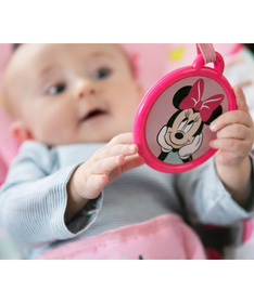 Kids II Bright Starts ležaljka za bebe sa vibracijom Minnie Mouse Spotty Dotty do 9kg SKU12229