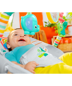 Kids II Bright Starts ležaljka za bebe sa vibracijom Playful Paradise do 9 kg SKU13070