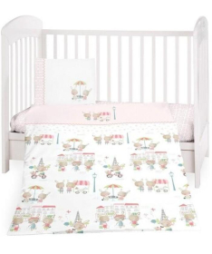 Kikka boo posteljina za bebe 5pcs day in paris