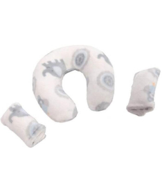 Kikka boo putni jastuk set - pink owlsa