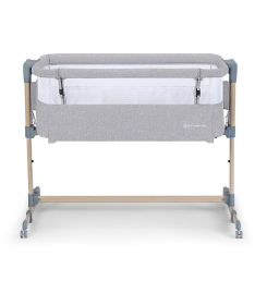 Kindekraft Neste Air kolevka za bebe Grey Light Melange Full Wood