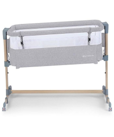 Kindekraft Neste Air kolevka za bebe Grey Light Melange Full Wood