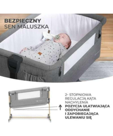 Kindekraft Neste Grow kolevka za bebe Beige