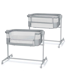 Kindekraft Neste Up 2 kolevka za bebe Full Light Grey