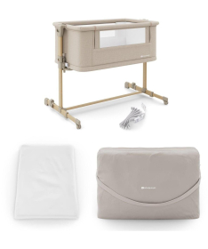 Kindekraft Nestee Grow 2 kolevka za bebe 2 u 1 Beige