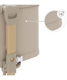Kindekraft Nestee Grow 2 kolevka za bebe 2 u 1 Beige