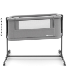 Kindekraft Nestee Grow 2 kolevka za bebe 2 u 1 Dark Grey